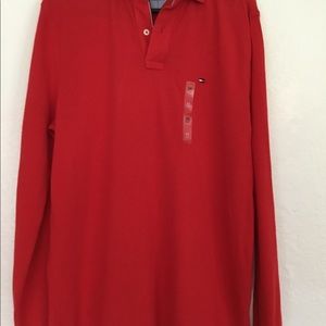Tommy Hilfiger Shirts - NWT Tommy Hilfiigure long sleeve polo shirt Tommy Hilfiger Shirts - NWT Tommy Hilfiigure long sleeve polo shirt